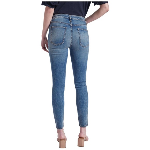 Current Elliott The Stiletto Ankle Skinny Carnival Blue 27 - Picture 14 of 14